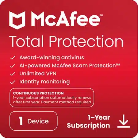 McAfee AntiVirus Plus